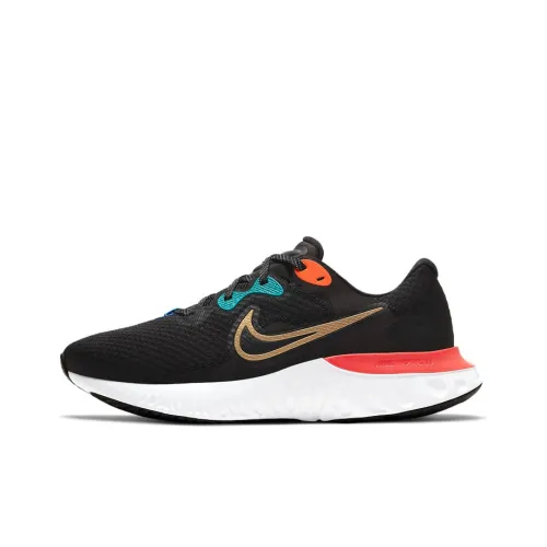 Nike Renew Run 2 Black Bright Crimson