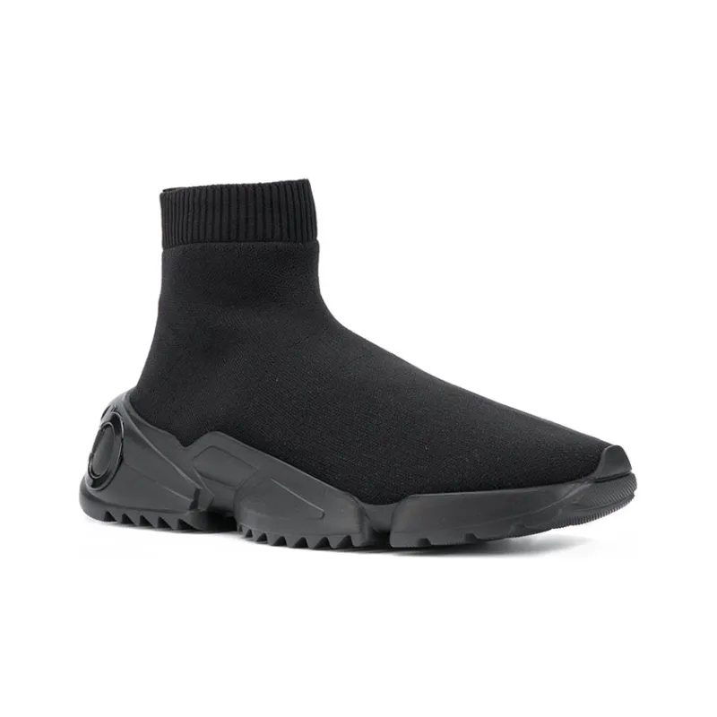 FERRAGAMO High Top Casual Shoes Men's Black-3