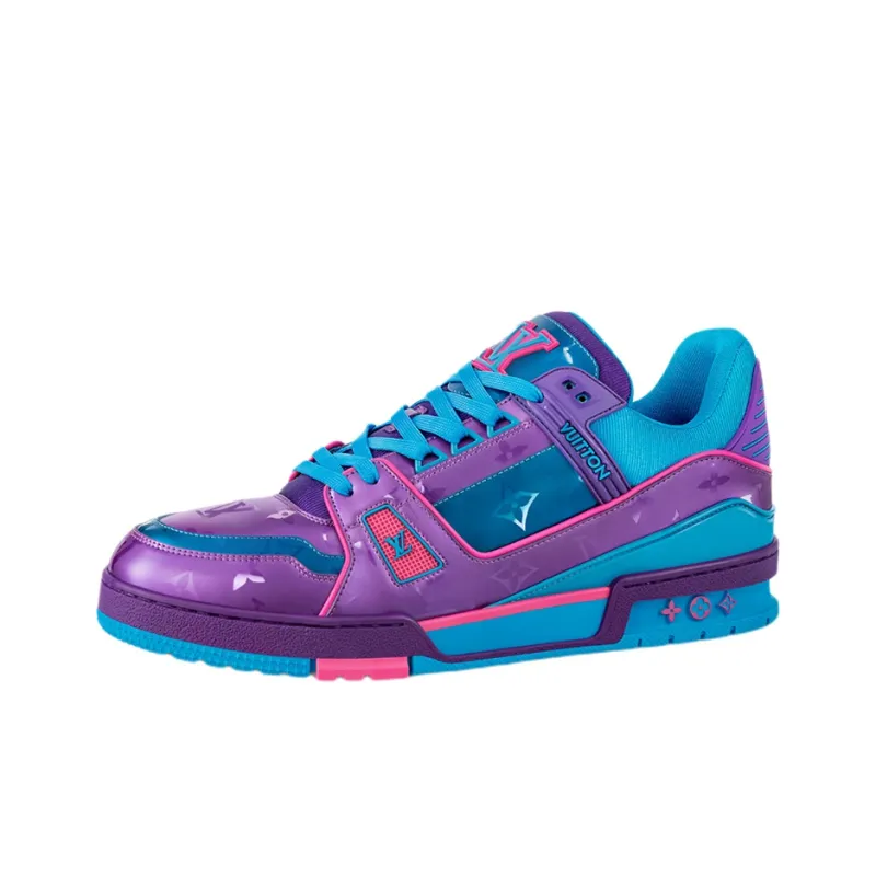 LOUIS VUITTON Trainers 'Blue Purple Pink'-0