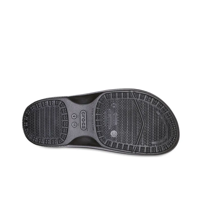 Crocs On The Clock Slip Resistant Work Slip On Black-6