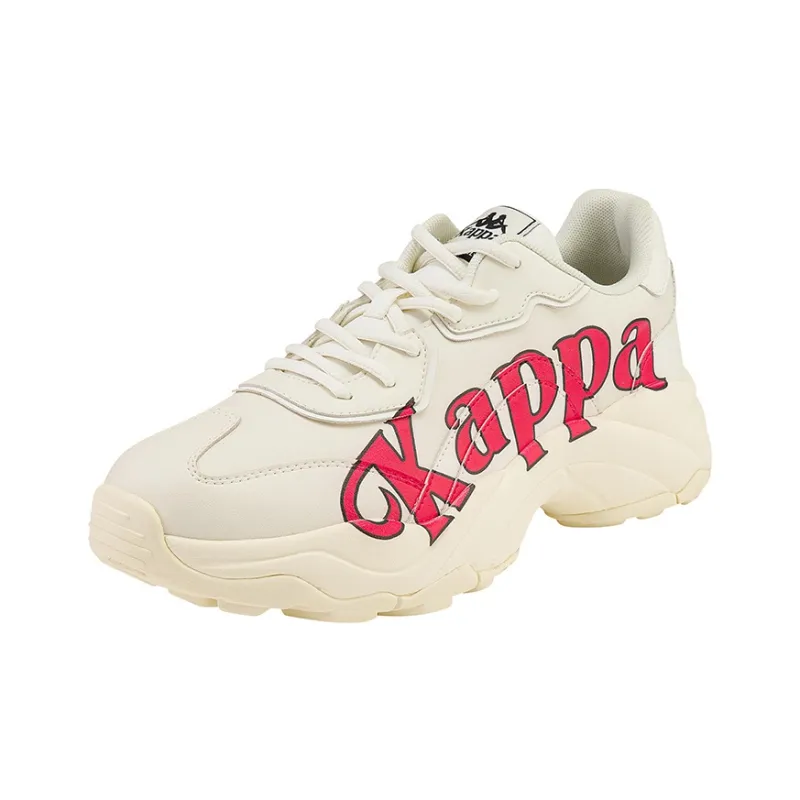 Kappa Wear-Resistant Coverage Low-Top Casual Shoes Unisex Winter White-1