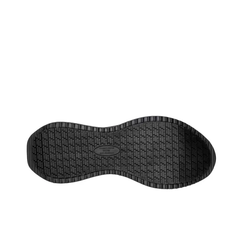 Skechers Work Casual Shoes Men Low-Top All Black-4