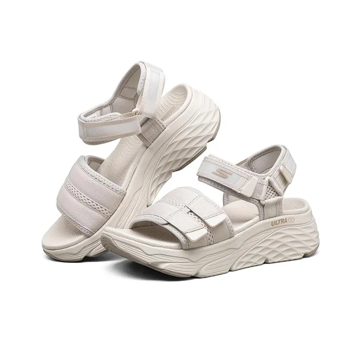 Skechers Max Cushioning Beach Sandals Women's Natural/Beige-2