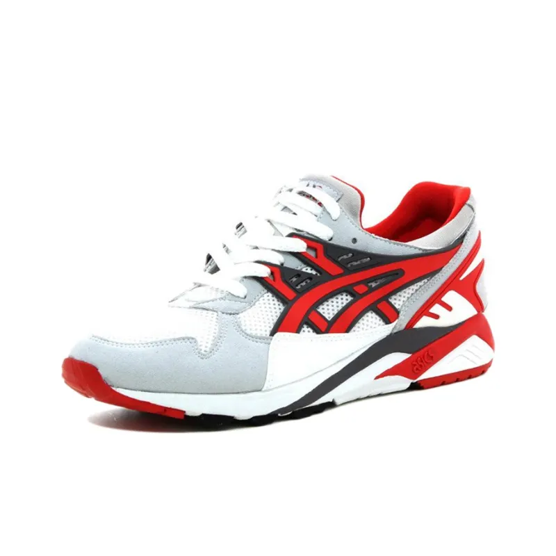 Asics Gel-Kayano Trainer Slip-Resistant Breathable Low-Top Running Shoes Men's White Red-2