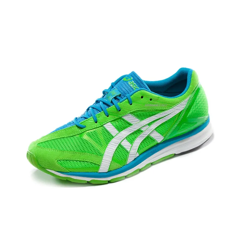 Asics Skysensor Glide 4 Low-Top Running Shoes Men's Green Silver-1