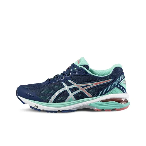 Asics GT-1000 5 Running Shoes Women's Low-Top Navy Blue