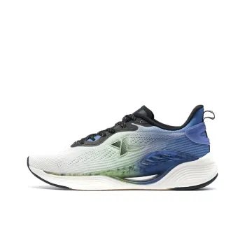 XTEP Qing Feng 5.0 Breathable Low Top Running Shoes Men's White Blue Gradient