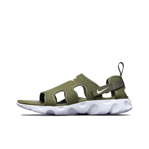 Nike Owaysis Beach Sandals Men Green/White