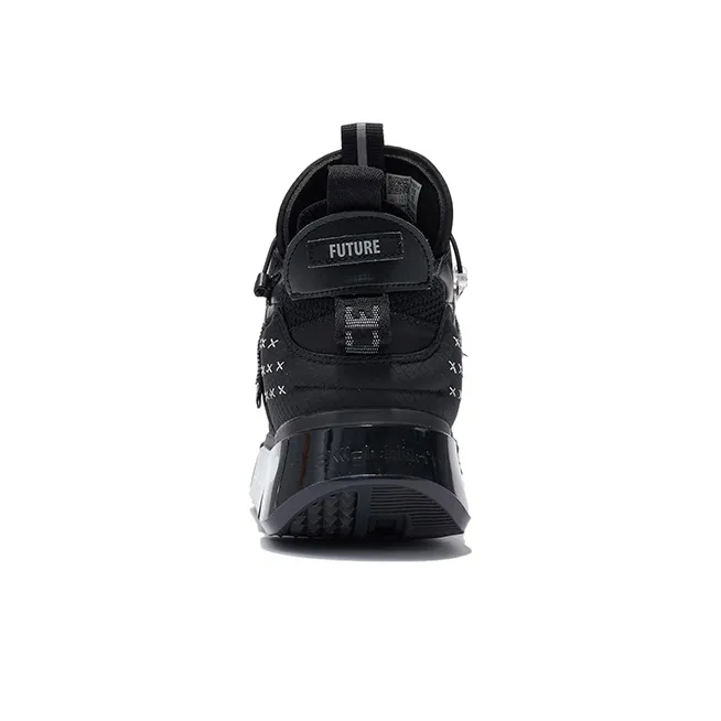 LiNing Casual Shoes Men Low Top Black-3