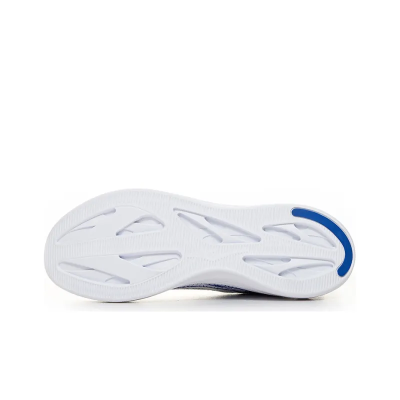 Erke Shock Absorbers With Slip Resistant And Abrasion Resistant Properties Low Top Running Shoes Men's White Blue-4