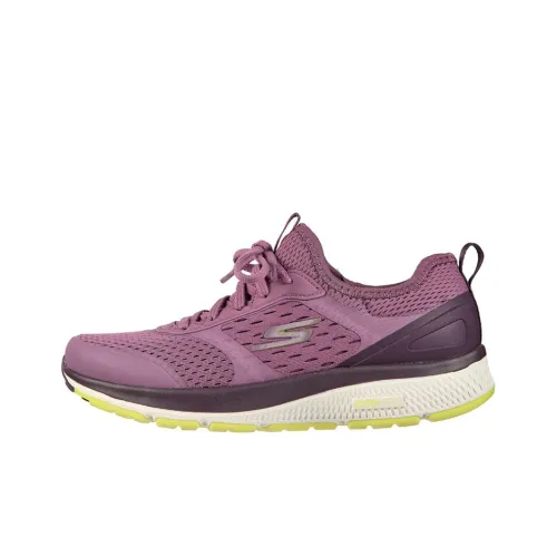 Skechers Go Run Consistent Cushioning Anti-Slip And Wear-Resistant Low-Top Running Shoes Women's Purple