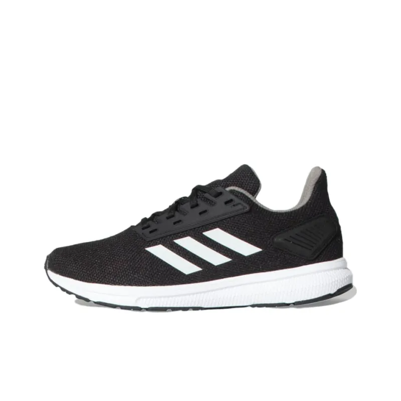 Adidas DURAMO 9 Cushioning Wear-Resistant Low-Top Running Shoes Men's Black White-0