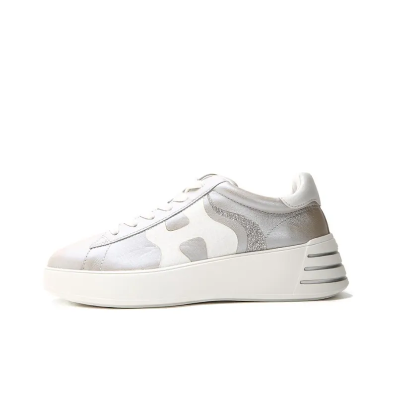 HOGAN Rebel Casual Shoes Women's Low-Top Silver-0
