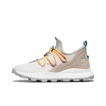 Timberland Brooklyn Leather And Fabric Oxford Trainers 'Light Beige Mesh'