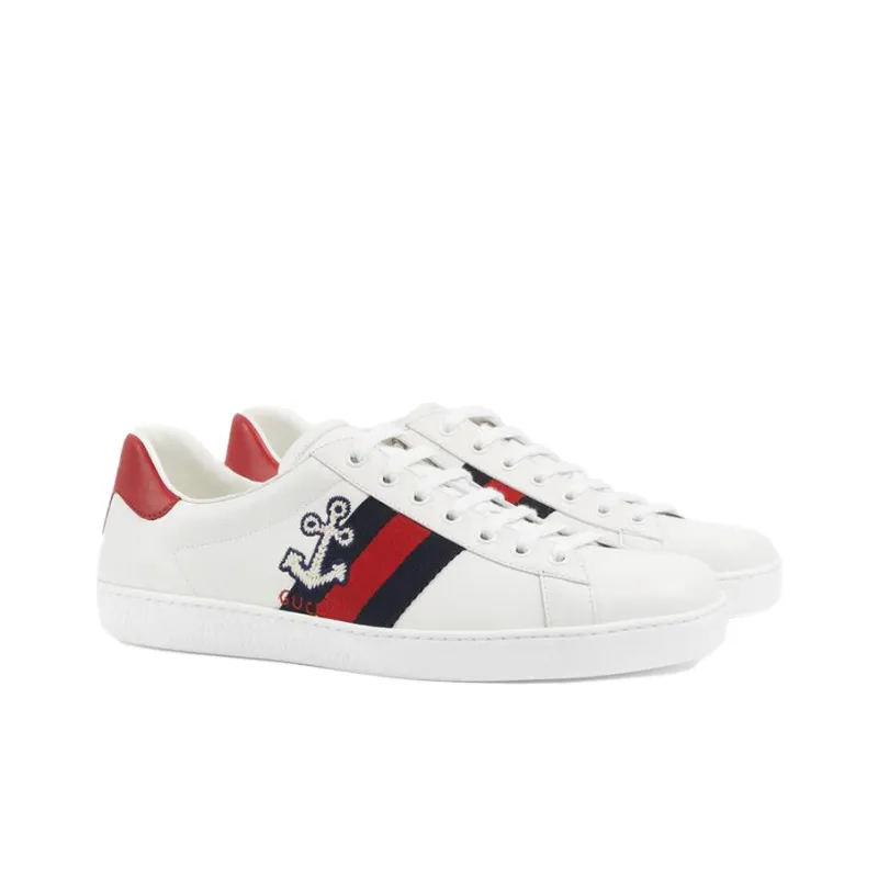 GUCCI Ace "Cauliflower" Embroidery Sneakers-1