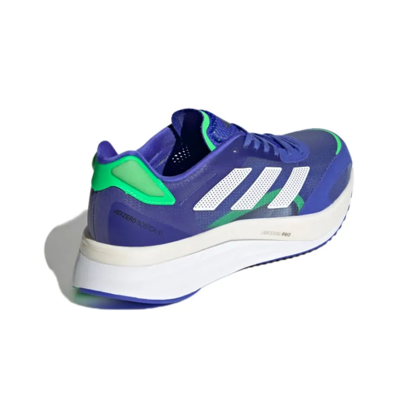 Adidas Adizero Boston 10 Sonic Ink Screaming Green-3