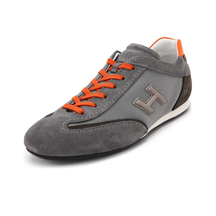 HOGAN Olympia Casual Shoes Men Low-Top Gray-2