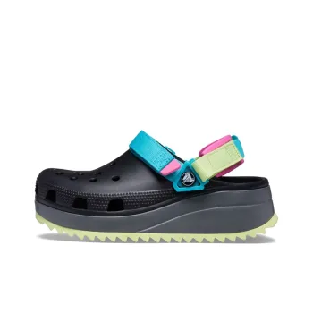 Crocs Classic Hiker Clog 'Black Blue Yellow'