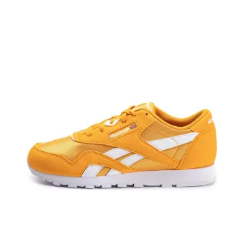 Reebok Classic Nylon Casual Shoes Women's Low-Top Yellow