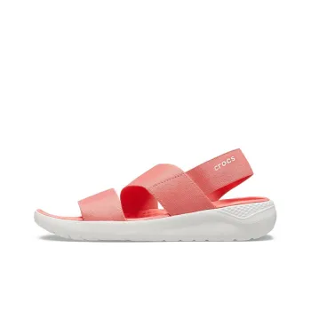 Crocs LiteRide Minimalistic Casual Sports Orange Sandals Women's