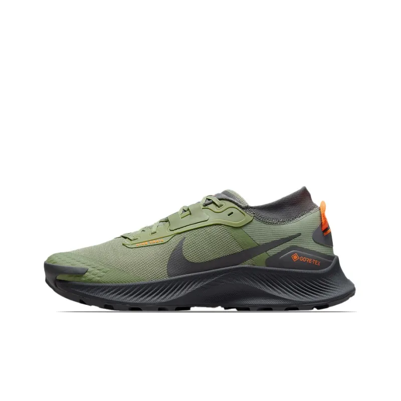 Nike Pegasus Trail 3 Gore Tex Oil Green Iron Grey Total Orange-0