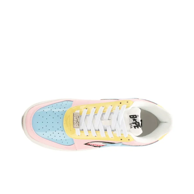 BAPE A BATHING APE Bape Sta Low KAWS Chompers Sax Pink-2