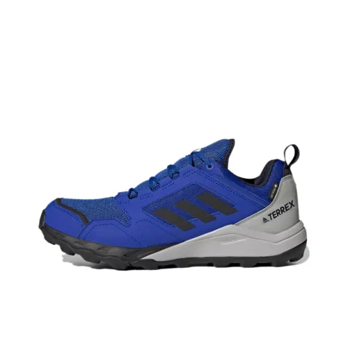 Adidas Terrex Agravic TR Gore-Te Low-Top Running Shoes Men's Blue Black