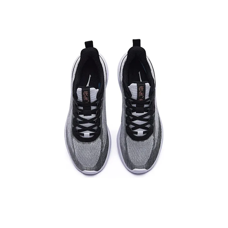 Erke Casual Shoes Women's Low Top White/Black-2
