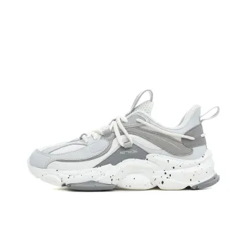 Erke Tien Wu Anti Slip Wear Resistant Low Top Casual Shoes Women's Ivory