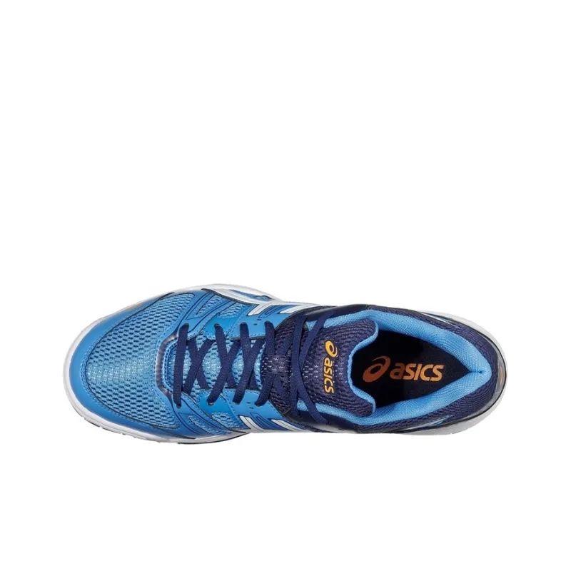 Asics Gel-Rocket 7 Wear-Resistant Low-Top Running Shoes Men's Blue White-2