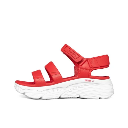 Skechers Ultra Flex 1.0 Beach Sandals Women's Red/White