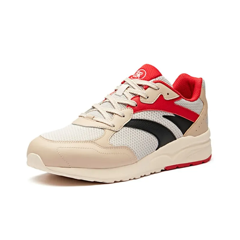 Anta Shock Absorbers With Slip Resistant And Abrasion Resistant Properties Low Top Running Shoes Men's Light Taupe-2