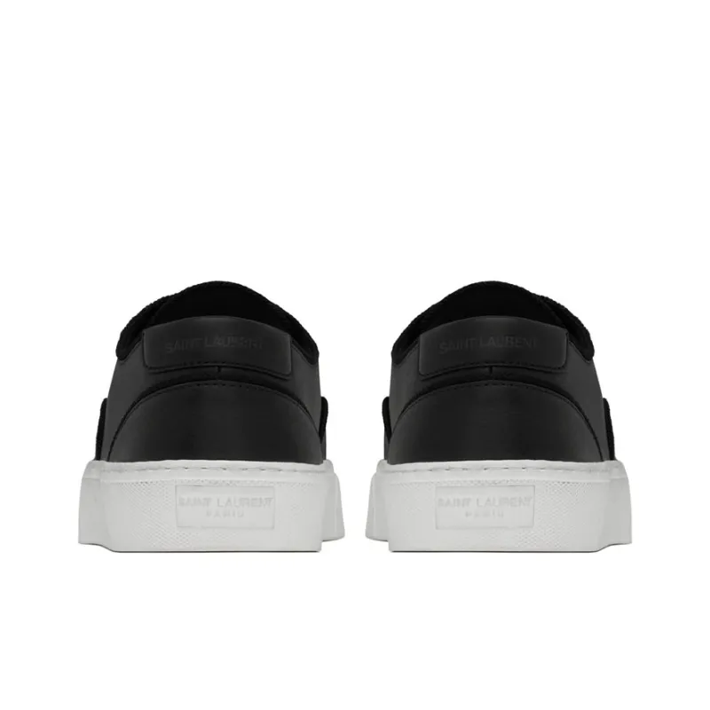 SAINT LAURENT Venice Low Top Stylish Skateboarding Shoes Men's Black-4