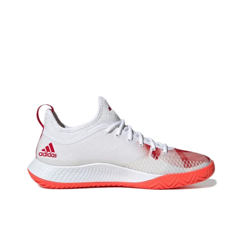Adidas ULT Multicourt Abrasion Resistant Low Top Tennis Shoes Men's White Red-1