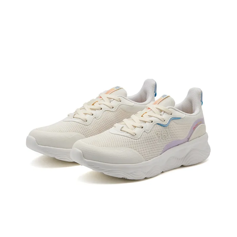 361° Slip Resistant, Abrasion Resistant, Breathable, Lightweight Low Top Running Shoes Women's Feather White-2