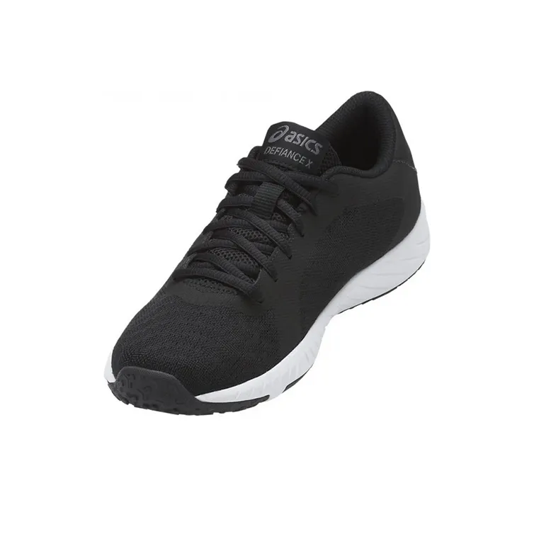 Asics Defiance X Wear-Resistant Low-Top Running Shoes Women's Black-2
