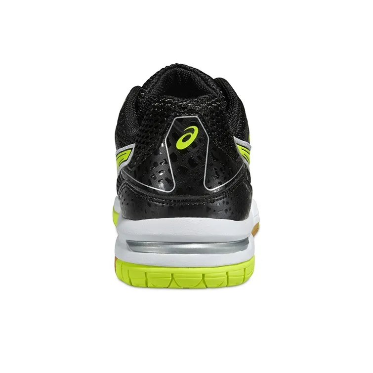 Asics Gel-Rocket 7 Wear-Resistant Low-Top Running Shoes Men's White Black-4