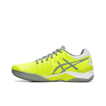 Asics Gel Resolution 7 Running Shoes Women's Low Top Yellow/Gray