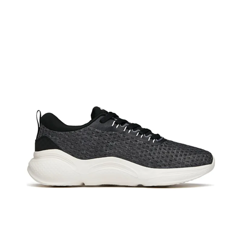 Anta Running Collection Cushioning Low Top Running Shoes Men's Black Gray-1