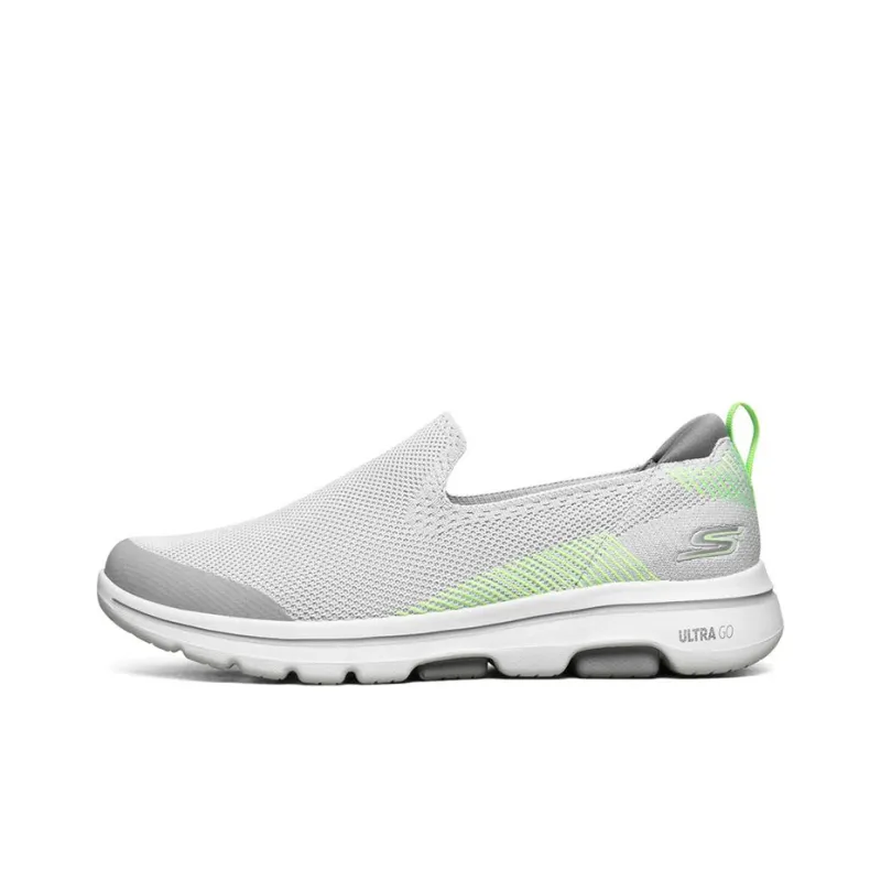 Skechers Go Walk 5 Breathable Abrasion Resistant Cushioning Low Top Casual Shoes Men's Gray-0