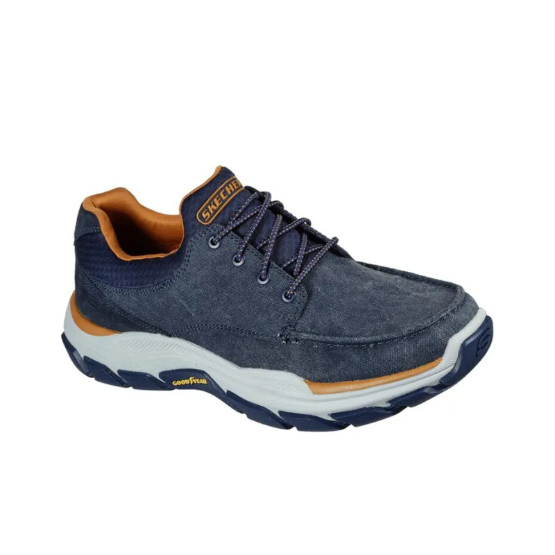 Skechers Respected Running Shoes Men Low-Top Marine Blue-2