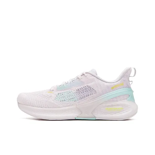 361° Flying Wing Abrasion Resistant, Breathable, Lightweight Low Top Running Shoes Women's Pink Cyan
