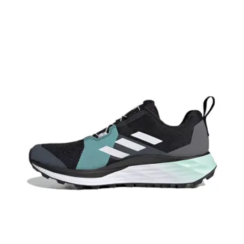 Adidas Terrex Two Boa Low-Top Running Shoes Women's Black White Gray