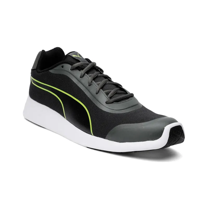 PUMA Runner V2 Cushioning Anti-Slip And Wear-Resistant Low-Top Running Shoes Men's Green Black White-2