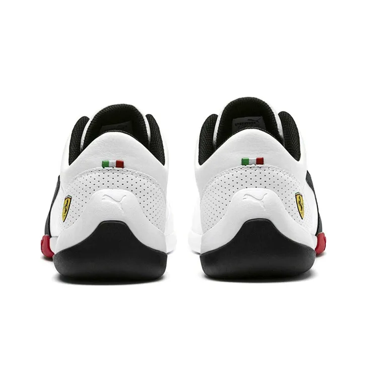 PUMA Sf Kart Cat III Low-Top Running Shoes Men's White Red Black-3