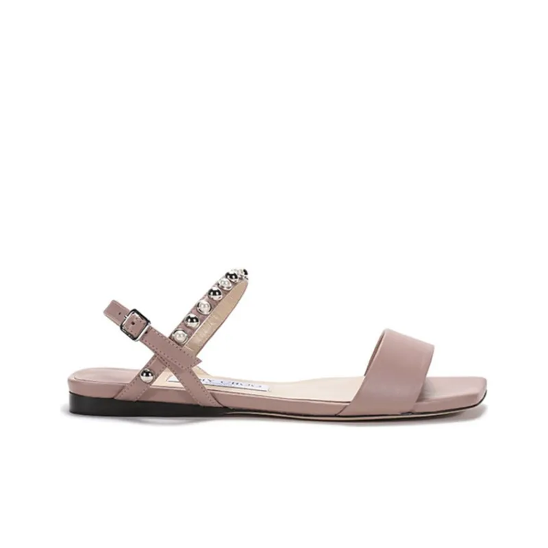 Jimmy Choo Aadra One Strap Sandals Women's Ballet Pink-1