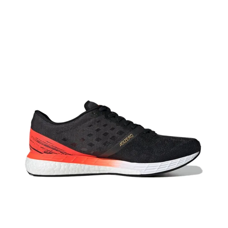 Adidas Adizero Boston 9 Durable Breathable Low-Top Training Running Shoes Men's Black-1