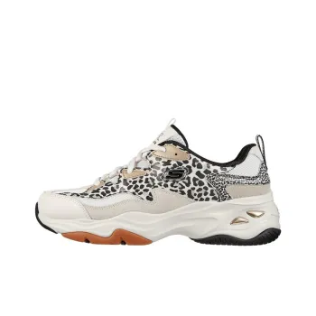Skechers D'lites 4.0 Natural Habitat Kadn Beyaz Sneakers 'Beige Brown White' Women's