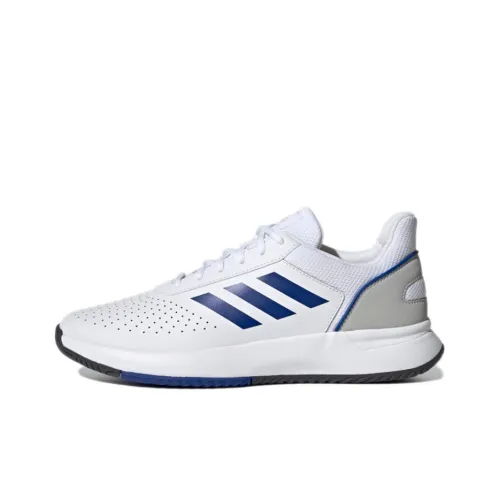 Adidas Courtsmash Running Shoes Men Low-Top Cloud White/Navy Blue