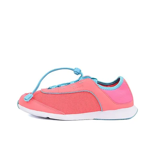 LINING Running Shoes Women's Low-Top Neon Orange/Cornflower Blue